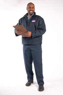 Image of smiling AAMCO Mechanic with Clipboard